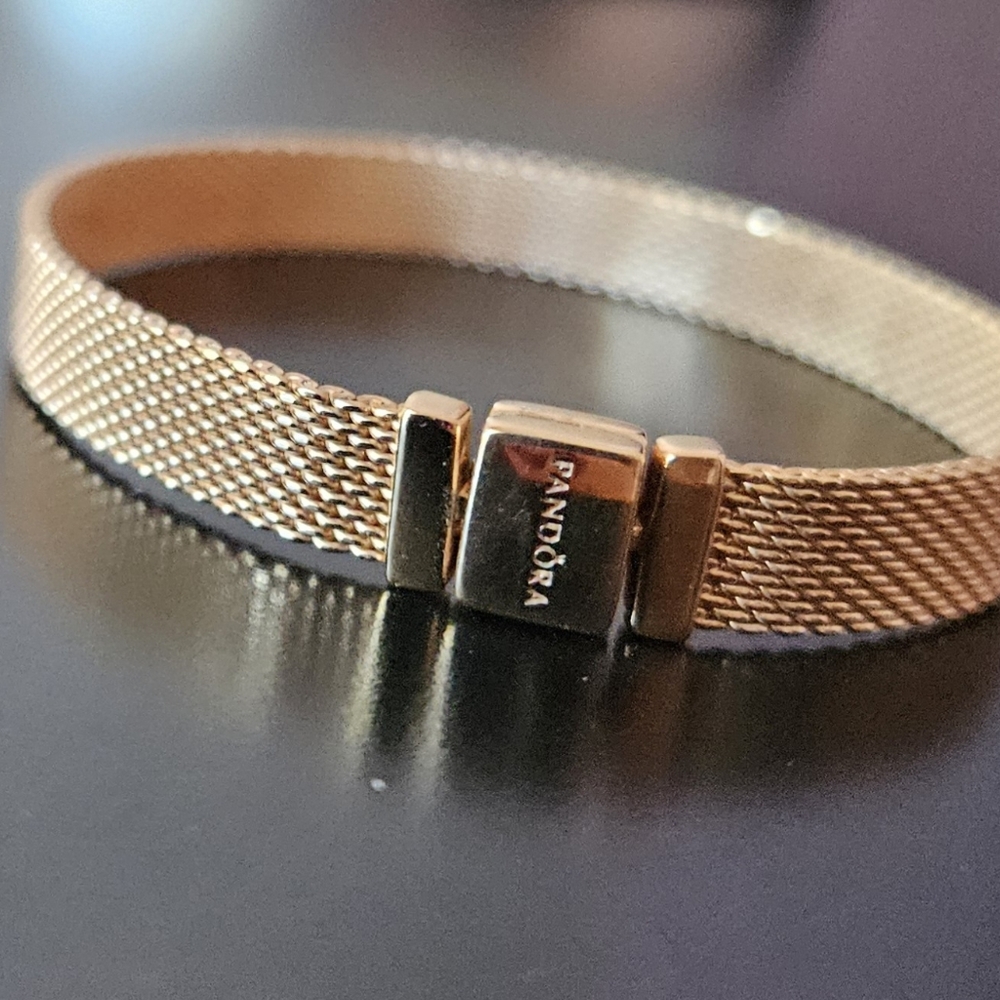 Pandora Reflexions'" Meshbracelet Size 6, 7 In - image 6